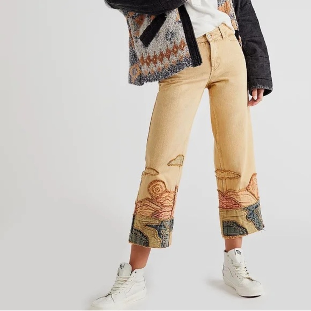Free people golden vibes jeans sz 27